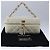 Bolso CHANEL Vanity Chain Wild Stitch de algodón blanco CC Auth 104339AV - vista 12
