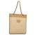 Borsa a Spalla CHANEL in Pelle di Agnello Beige Oro CC Auth bs26856 D'oro