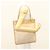 Borsa a Spalla CHANEL in Pelle di Agnello Beige Oro CC Auth bs26856 D'oro - vista 21