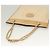 Borsa a Spalla CHANEL in Pelle di Agnello Beige Oro CC Auth bs26856 D'oro - vista 6