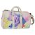 LOUIS VUITTON Monogramma Acquerello Portachiavi Mini Keepall MP2975 LV Auth 128815M