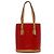 LOUIS VUITTON Borsa a Spalla Bucket PM Monogram Vernis SPO Rossa LV Auth bs18759V Rosso - vista 2