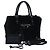 Borsa a Mano BALENCIAGA Camoscio 2 vie Nero Argento 305572 Auth ki5224V
