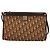 Borsa a Spalla in Tela Trotter Christian Dior Marrone Oro Auth ep9752 D'oro - vista 13