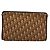 Borsa a Spalla in Tela Trotter Christian Dior Marrone Oro Auth ep9752 D'oro - vista 2