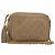 CHANEL Borsa a Spalla Matelassé con Catena in Pelle di Agnello Beige Oro CC Auth 127575 D'oro