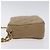 CHANEL Borsa a Spalla Matelassé con Catena in Pelle di Agnello Beige Oro CC Auth 127575 D'oro - vista 4