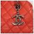 CHANEL Borsa a Spalla Matelassé in Pelle Caviar Arancione Argento CC Auth 126379 - vista 15
