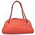 CHANEL Borsa a Spalla Matelassé in Pelle Caviar Arancione Argento CC Auth 126379 - vista 2