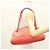 CHANEL Borsa a Spalla Matelassé in Pelle Caviar Arancione Argento CC Auth 126379 - vista 27