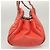 CHANEL Borsa a Spalla Matelassé in Pelle Caviar Arancione Argento CC Auth 126379 - vista 6