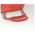 CHANEL Borsa a Spalla Matelassé in Pelle Caviar Arancione Argento CC Auth 126379 - vista 8