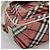 Borsa a spalla Burberry Nova Check Blue Label in nylon rosa argento autentica ac3585 - vista 14