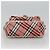 Borsa a spalla Burberry Nova Check Blue Label in nylon rosa argento autentica ac3585 - vista 5