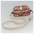 Borsa a spalla Burberry Nova Check Blue Label in nylon rosa argento autentica ac3585 - vista 7