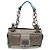 Borsa a spalla in pelle beige grigio argento con chiusura a lucchetto BALENCIAGA Auth am6814V - vista 13