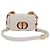 Christian Dior Borsa a spalla micro Dior Calo in pelle di vitello bianco oro Auth 89081SV D'oro
