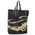 Céline Borsa Tote Verticale in Pelle Mustang Print di CELINE Nero Oro Auth bs27989 D'oro