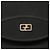 Borsa a mano Gucci in nylon nero e oro Auth ep9712 D'oro - vista 17
