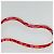 Céline Bolso de Hombro de Lona Roja Auth 112849V - vista 14