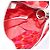 Céline Bolso de Hombro de Lona Roja Auth 112849V - vista 20