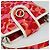 Céline Bolso de Hombro de Lona Roja Auth 112849V - vista 6