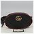GUCCI GG Marmont Bolsa de cintura Couro Preto Vermelho Auth bs22241V - vista 12