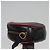 GUCCI GG Marmont Bolsa de cintura Couro Preto Vermelho Auth bs22241V - vista 4