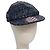 CHANEL Cappello Tweed Blu Auth bs23546V