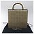 CHANEL Borsa a Mano Choco Bar con Catena in Pelle Smaltata Beige CC Auth bs23554V - vista 12