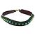 FENDI Correa de Hombro de Cuero Verde Dorado Auth MY143V - vista 3