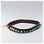 FENDI Correa de Hombro de Cuero Verde Dorado Auth MY143V - vista 4