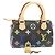 LOUIS VUITTON Monogram Multicolor Mini Speedy Handtasche Schwarz M92644 Auth 26986SM