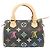 LOUIS VUITTON Monogram Multicolor Mini Speedy Handtasche Schwarz M92644 Auth 26986SM - Ansicht 3