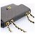 CHANEL Grande Borsa Matelassé 34 con Catena in Pelle Caviar Nera Oro CC Auth 25984SA Nero D'oro - vista 6