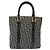 Christian Dior Trotter Canvas Handtasche Navy Gold Auth 124422 Golden Marineblau - Ansicht 3