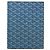 GOYARD Funda de Nota Herringbone PVC Cuero Azul Auth 124792 - vista 3