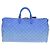 LOUIS VUITTON Borsa Keepall Bandoulière 50 Monogram Clouds M45428 LV Auth 56645S Bianco Blu - vista 2