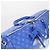 LOUIS VUITTON Borsa Keepall Bandoulière 50 Monogram Clouds M45428 LV Auth 56645S Bianco Blu - vista 7