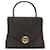 Borsa a mano GIVENCHY in suede grigio e oro Auth bs27976 Marrone D'oro - vista 13