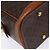 Céline Borsa a mano in tela Macadam CELINE in pelle PVC marrone e oro Auth gh484 D'oro - vista 14