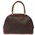 Céline Borsa a mano in tela Macadam CELINE in pelle PVC marrone e oro Auth gh484 D'oro - vista 2