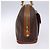 Céline Borsa a mano in tela Macadam CELINE in pelle PVC marrone e oro Auth gh484 D'oro - vista 3