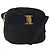 Borsa a Spalla Vala in Camoscio Blu Navy e Oro di Salvatore Ferragamo Auth gh351