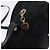 Borsa a Spalla Vala in Camoscio Blu Navy e Oro di Salvatore Ferragamo Auth gh351 - vista 10