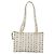 Borsa a spalla MCM Logogram Vicetos in pelle PVC bianca e oro Auth BA3867 Bianco D'oro - vista 2