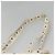 Borsa a spalla MCM Logogram Vicetos in pelle PVC bianca e oro Auth BA3867 Bianco D'oro - vista 8