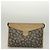SAINT LAURENT Clutch Borsa in Pelle PVC 4Set Nero Grigio Beige Auth bs27239 Marrone - vista 14