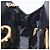 Borsa a Spalla in Pelle Gancini Chain di Salvatore Ferragamo Nero Oro Auth yk18587 - vista 17