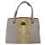 Borsa a mano Vala in pelle grigia e oro Salvatore Ferragamo Auth bs27995 Marrone D'oro - vista 13